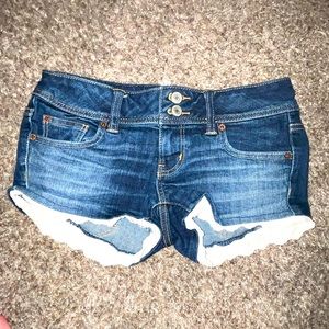 American eagle jean shorts